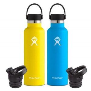 Hydro Flask Duo in Yellow and Blue 24oz